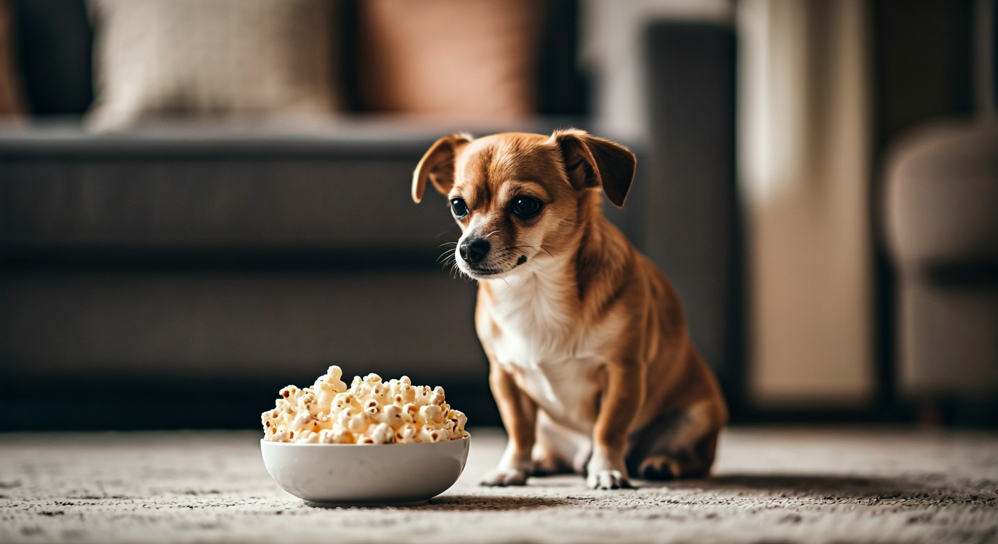 Czy pies może jeść popcorn? Potencjalna szkodliwość dla psów 2